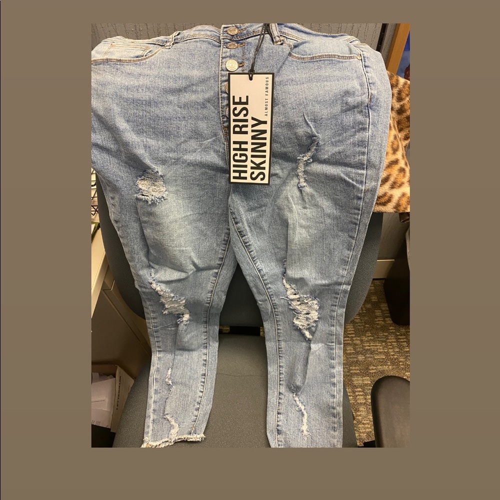 Almost famous distressed jeans
